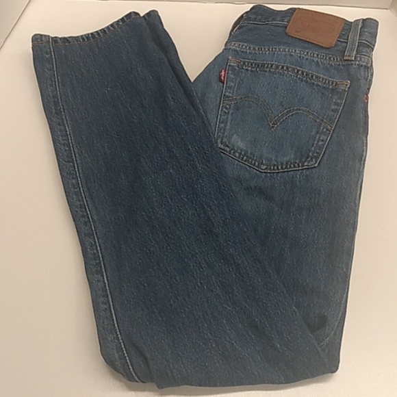 PREMIUM 501 LEVI'S STRAUSS & CO. Size W 28 L 32 Blue Button FLY - Picture 1 of 13